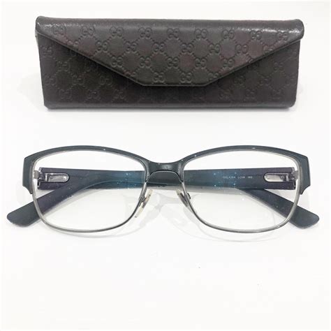 gucci gold glasses frame|authentic Gucci eyeglass frames.